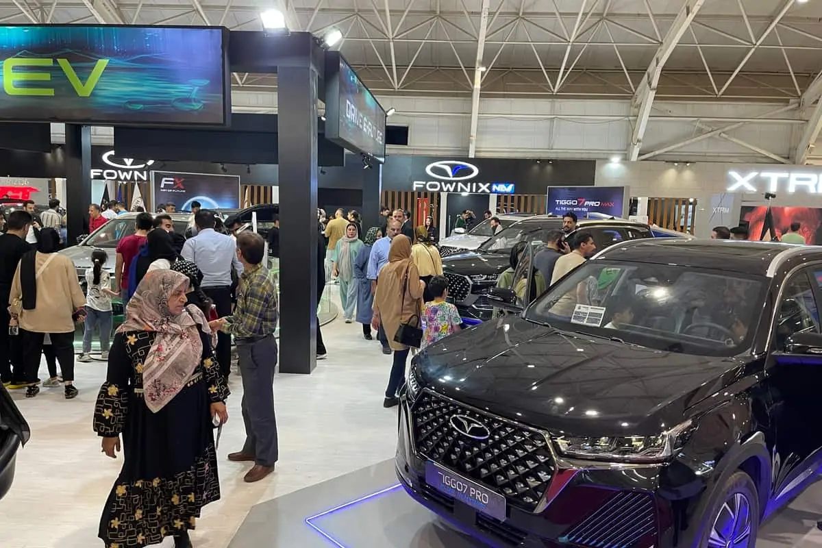 غرفه مدیران خودرو نمایشگاه خودرو شیراز