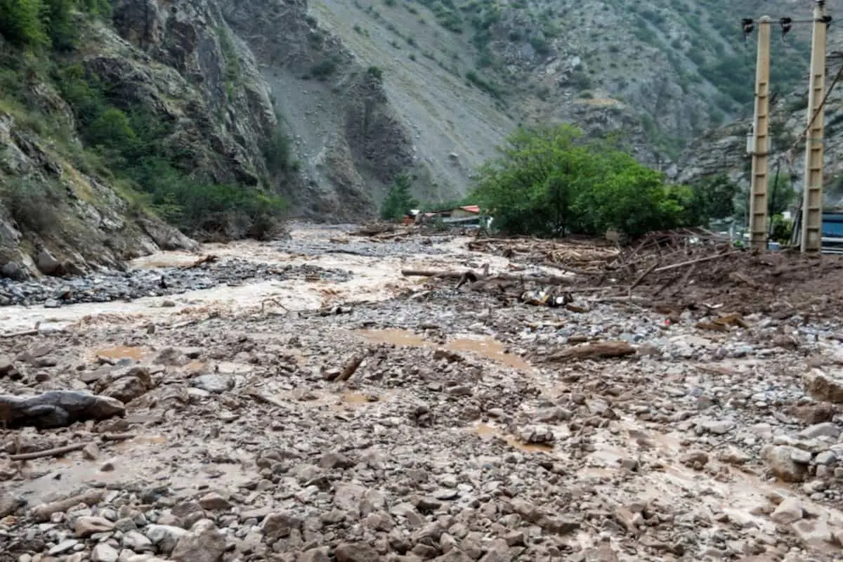 هشدار وقوع سیلاب در شهرستان های مختلف گیلان