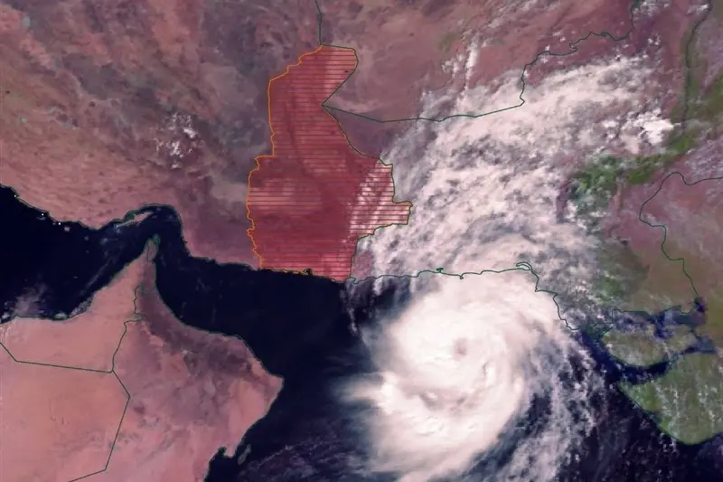 طوفان حاره‌ای در مسیر سیستان و بلوچستان