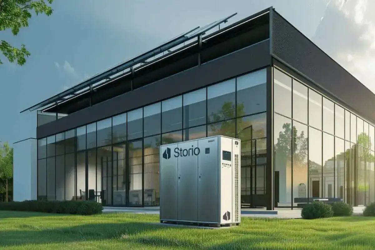 Storio-Energy-installation-outside-of-an-industrial-building