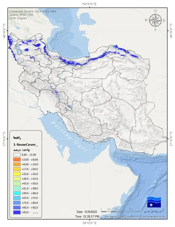 بارش برف در کشور