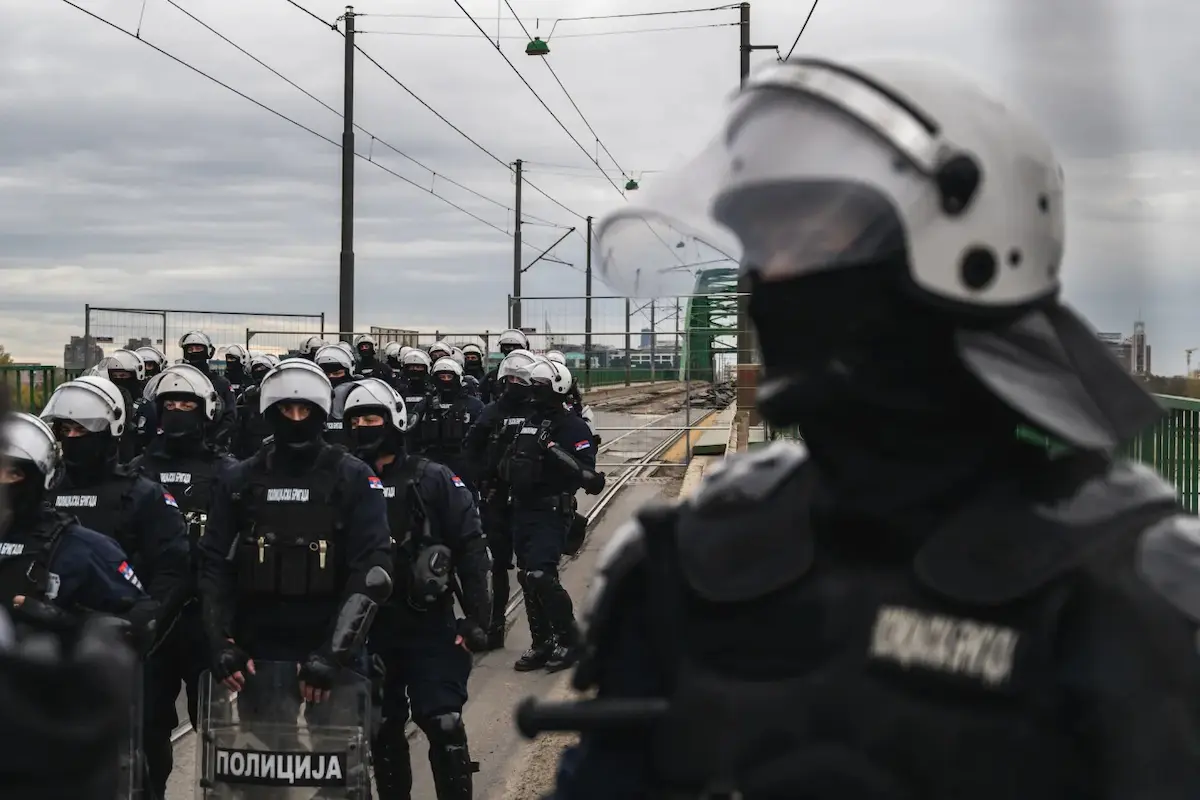 serbia-police-getty