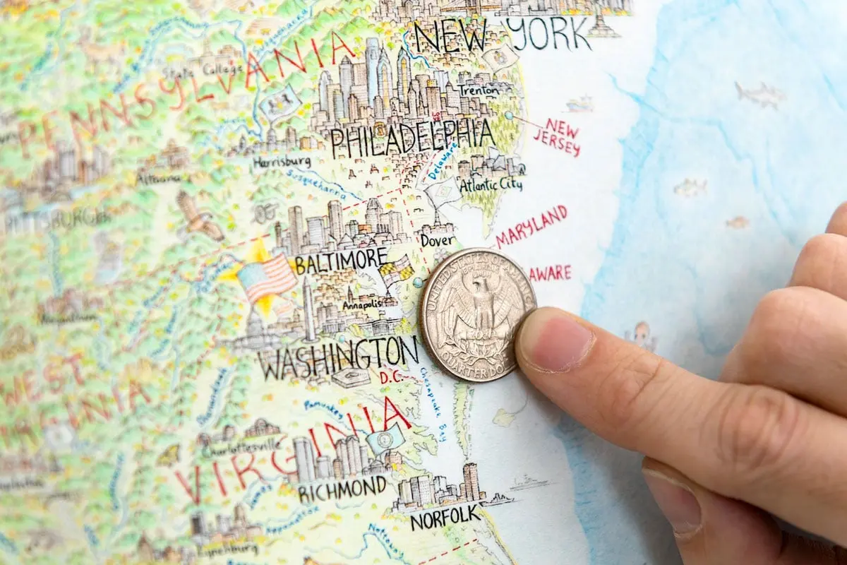 Anton-Thomas-North-America-map-America-map-quarter-for-scale