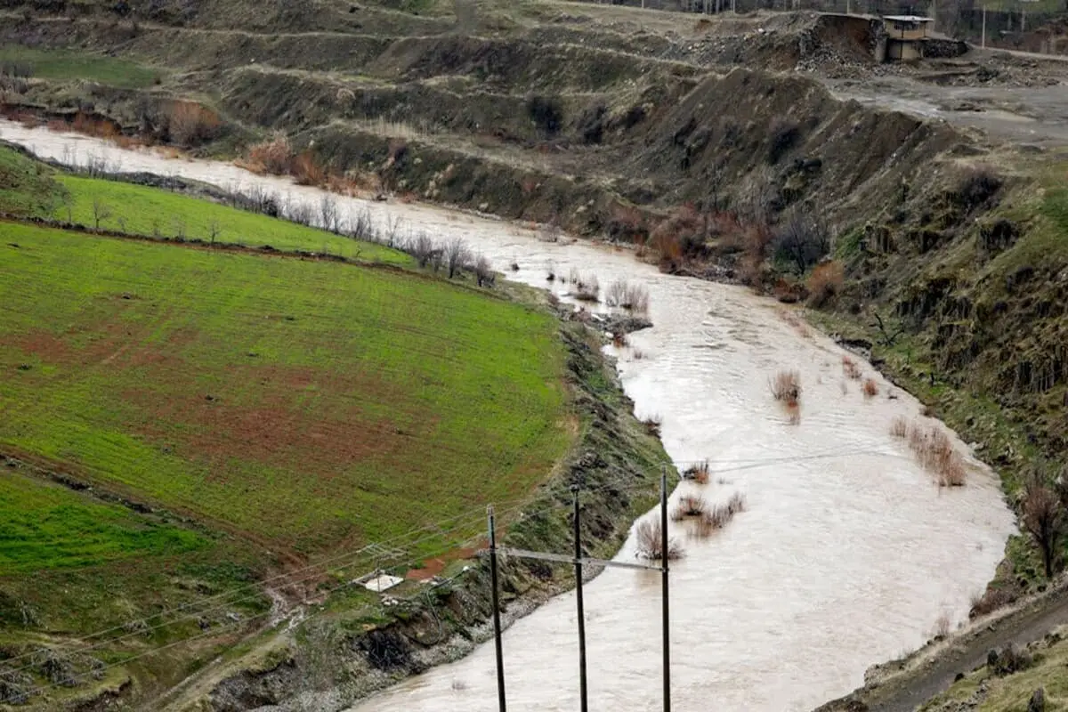 رودخانه در البرز