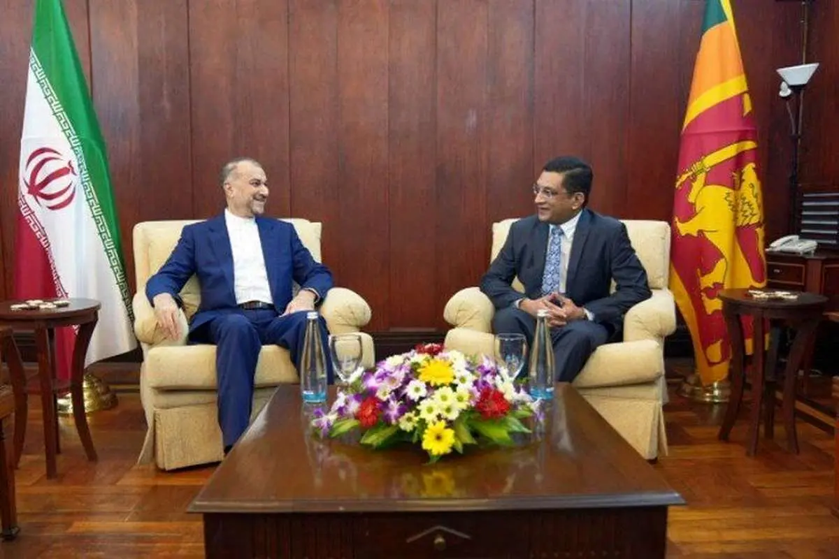 وزیر امور خارجه سریلانکا با امیرعبداللهیان دیدار کرد