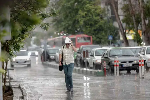 پیش‌بینی بارش‌های رگباری و تگرگ در برخی استانها طی دو روز آینده