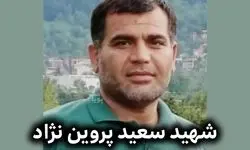 پاسدار سعید پروین نژاد در راسک به شهادت رسید