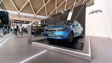 بازدید از غرفه کرمان موتور در نمایشگاه خودرو شهر آفتاب تهران