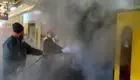 حریق خط 5 متروی تهران عمدی بود / آتش‌زننده دستگیر شد