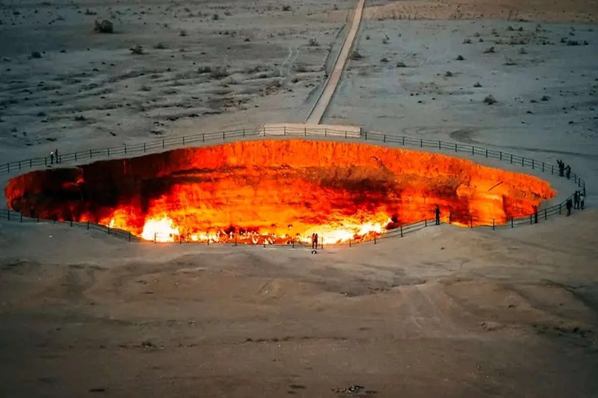 دروازه جهنم چیست؟ مکانش شمال شرق ایران است!