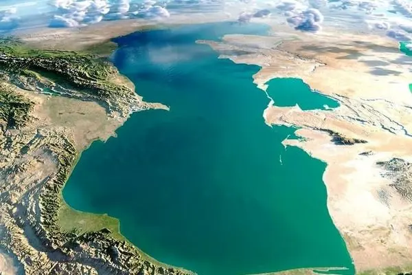 تراز دریای خزر در کمترین حد یک قرون اخیر