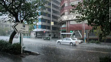 بارش باران در اغلب مناطق کشور