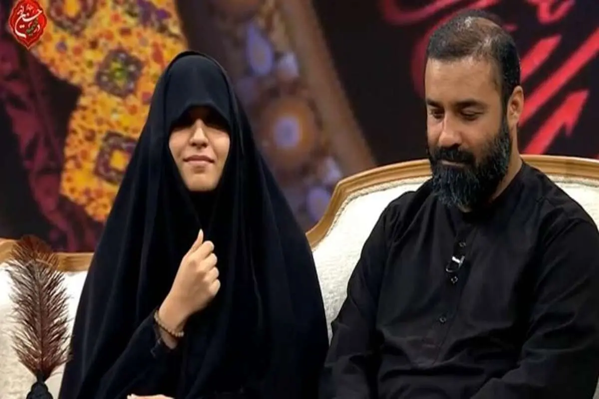 عبدالرضا هلالی با دخترش به تلویزیون آمد + ویدئو