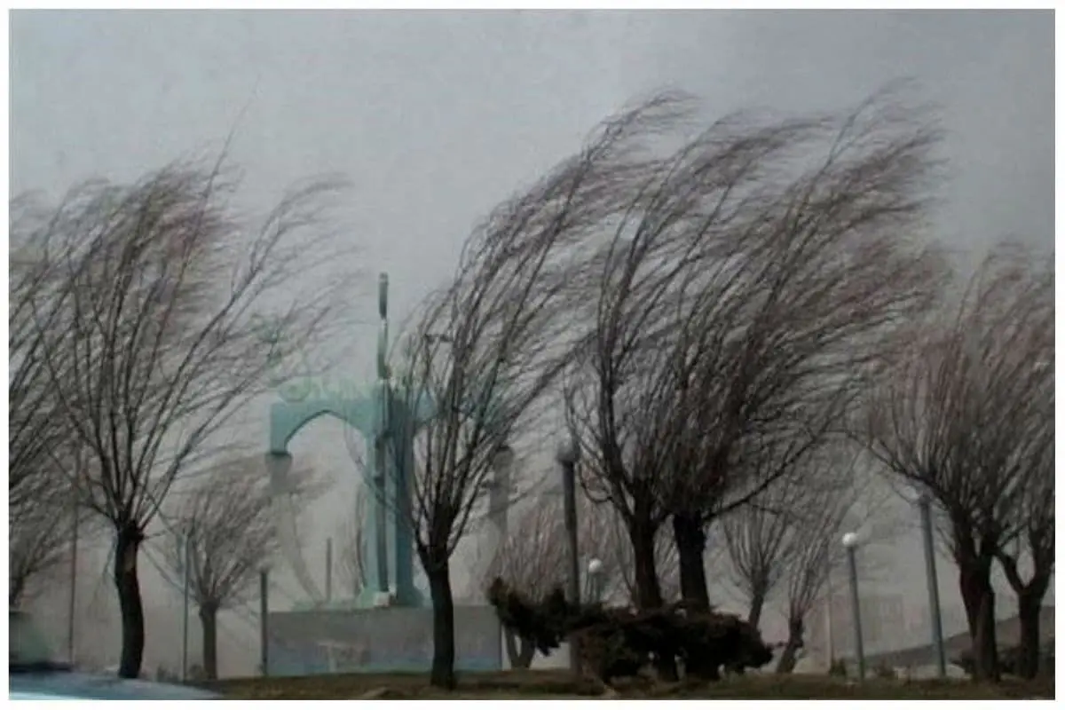 وزش باد شدید با سرعت  ۷۶ کیلومتر بر ساعت در تهران