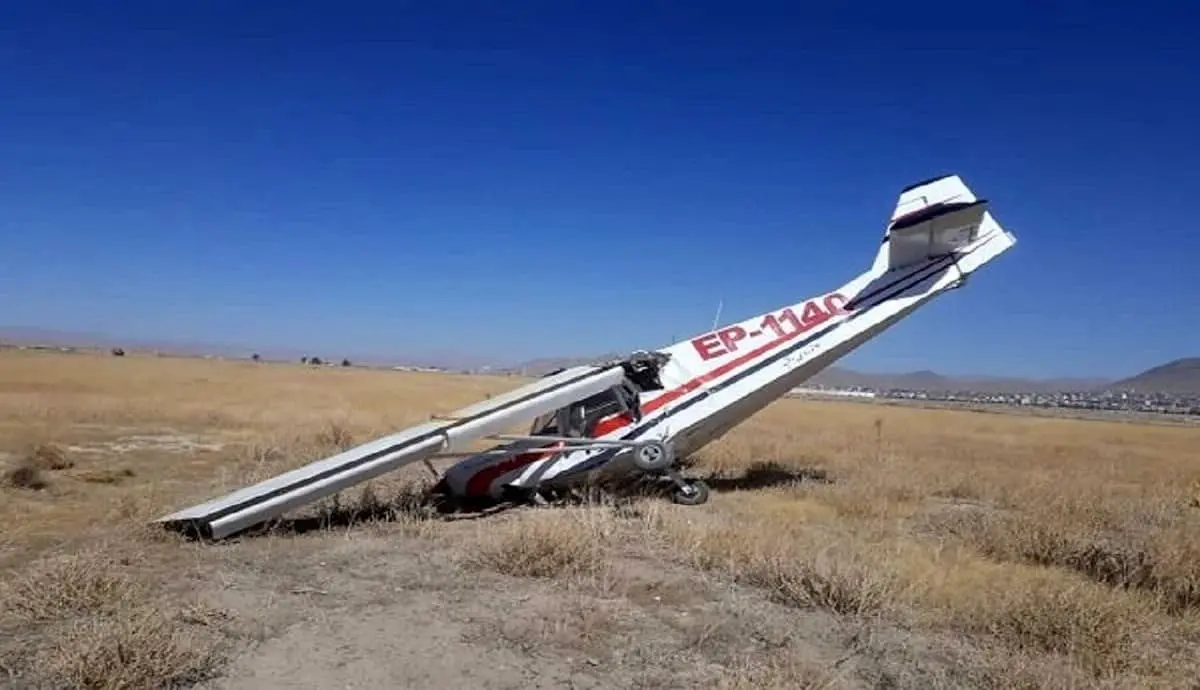 یک فروند هواپیمای آموزشی در البرز سقوط کرد