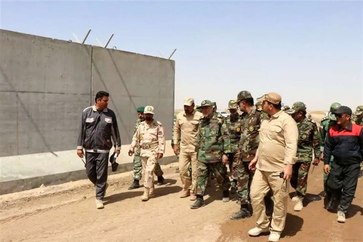 انسداد ۳۰۰ کیلومتر از مرزهای شرق ایران با دیوارهای ۴ متری​