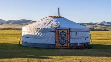 بازسازی جالب چادر مغولی به سبک روز+تصویر