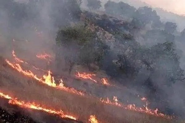 یک انبار پوشاک در جاده قدیم کرج دچار حریق شد