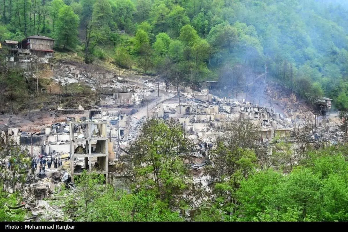 تصاویر وحشتناک روستای امامزاده ابراهیم شفت