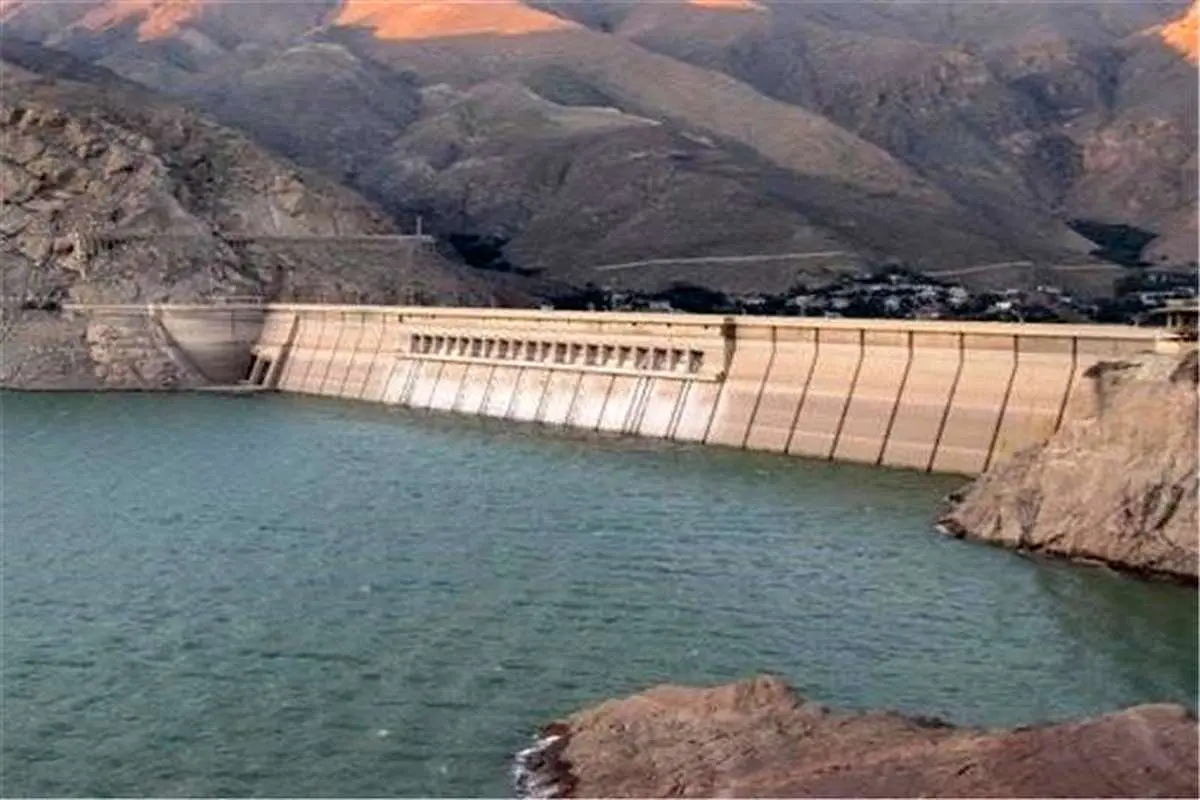 ورودی آب به سد‌های تهران ۳۵۰ میلیون متر مکعب افت کرد
