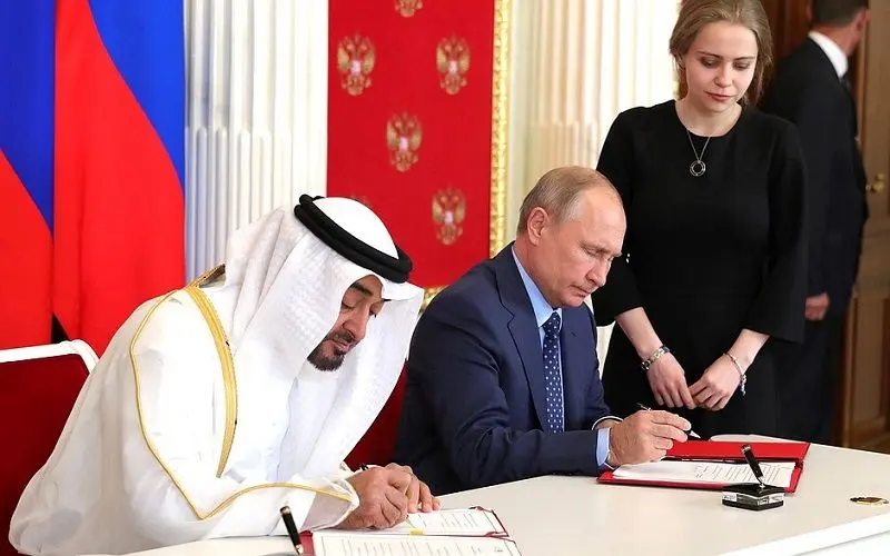 روسیه و امارات تفاهم‌نامه راهبردی امضا کردند