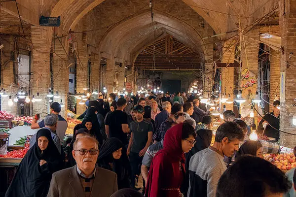 بازار بزرگ زنجان در تعطیلاتی که گذشت ( گزارش تصویری)