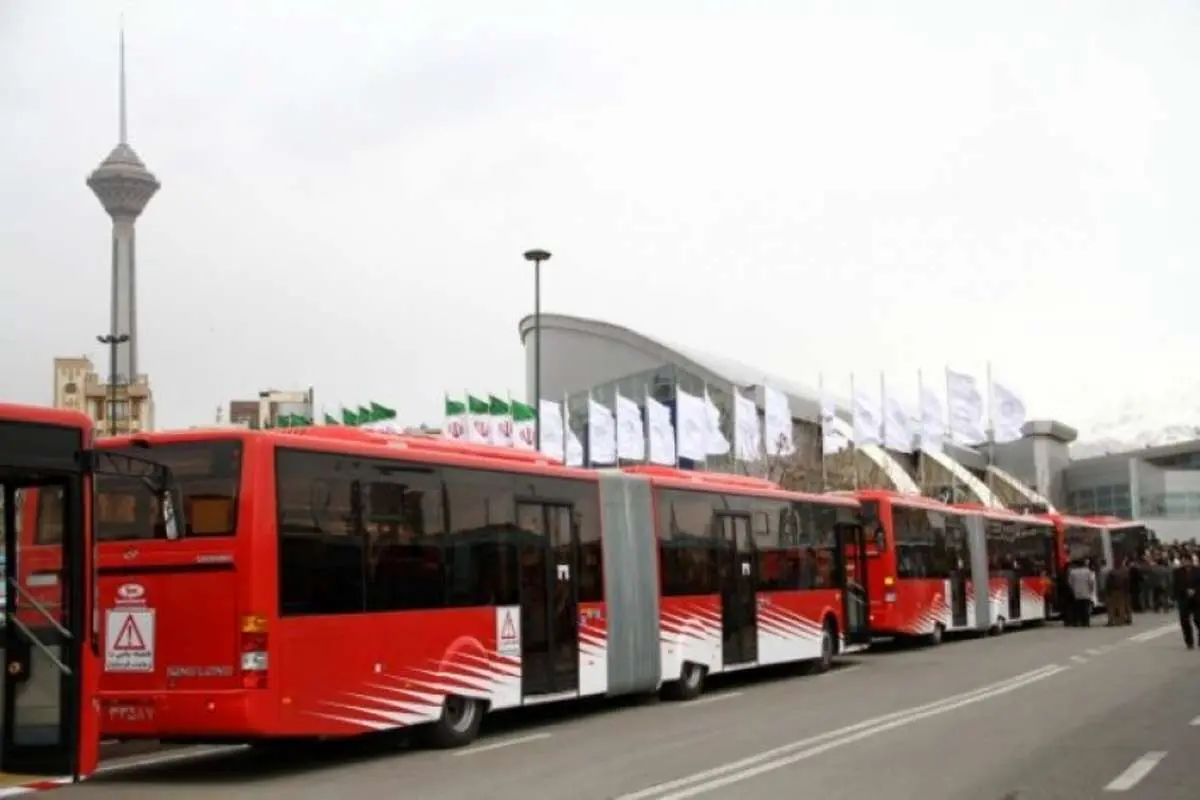 افزایش 500 دستگاه اتوبوس جدید ناوگان اتوبوس رانی تهران