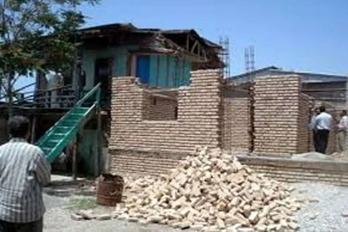 40 درصد از خانه های روستایی ضد زلزله است