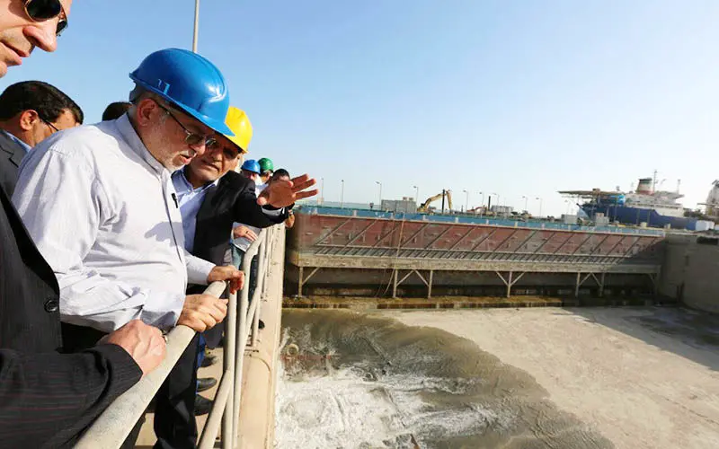 افتتاح حوض‌های خشک تعمیر کشتی در هرمزگان