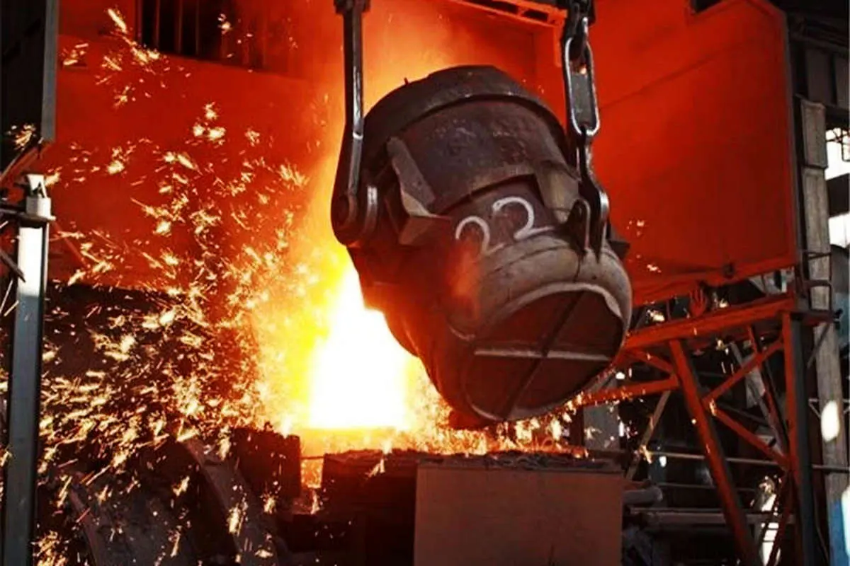 تولید آهن اسفنجی با خلوص بالای ۹۴ درصد در کارخانه فولاد میانه