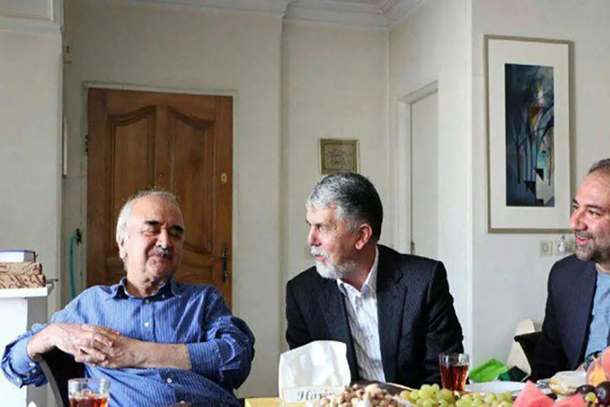 وزیر فرهنگ و ارشاد اسلامی با محمدرضا شفیعی کدکنی دیدار کرد