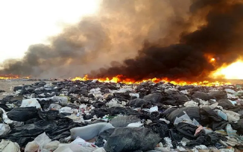 زباله‌سوزی از علل اصلی آلودگی هوای تهران است