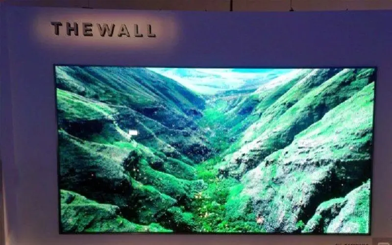 با نام دیوار؛ تلویزیون ۱۴۶ اینچی رونمایی شد