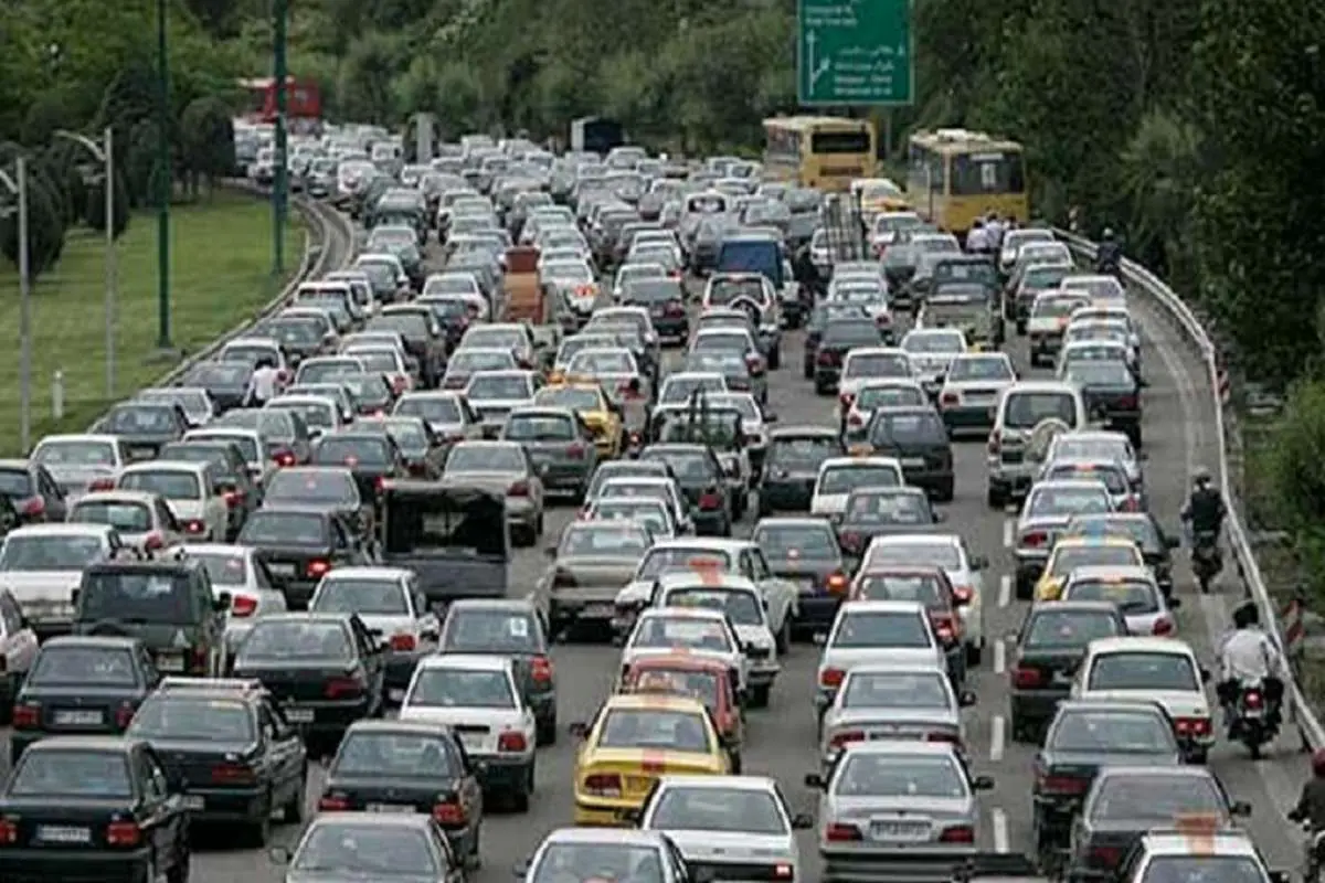 ترافیک در ورودی تهران