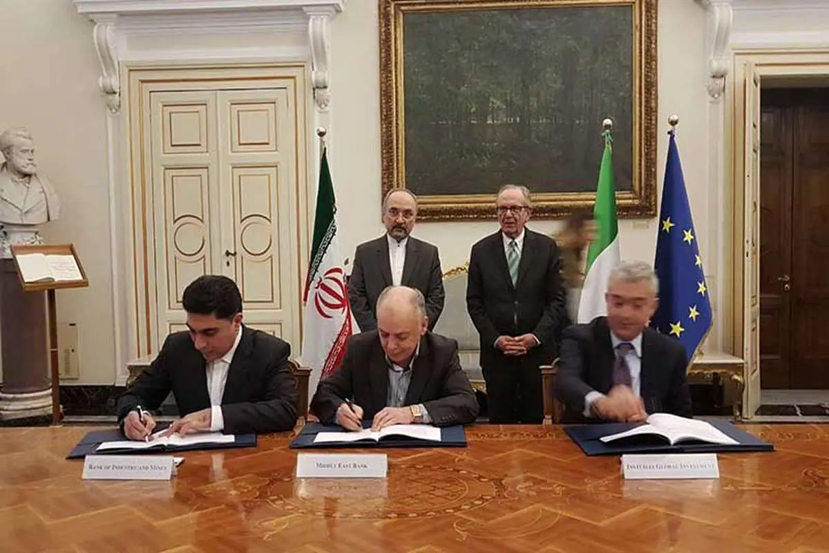امضای قرارداد فاینانس 5 میلیارد یورویی ایران و ایتالیا