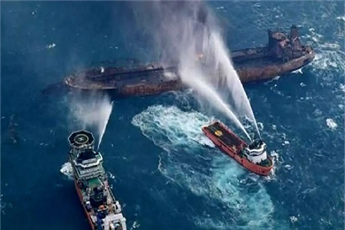 نگرانی چین نسبت به گسترش لکه نفتی حادثه سانچی
