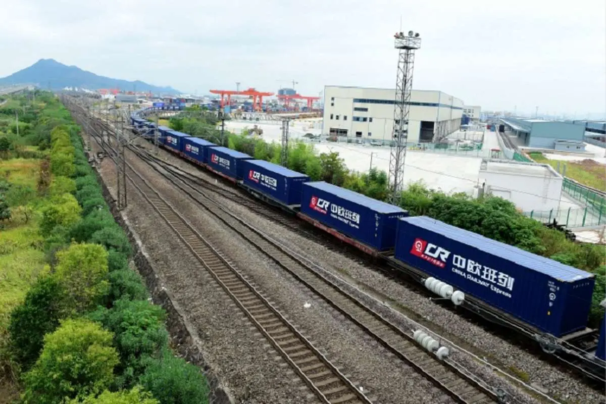 حرکت قطارهای باری از چین به اروپا افزایش یافت