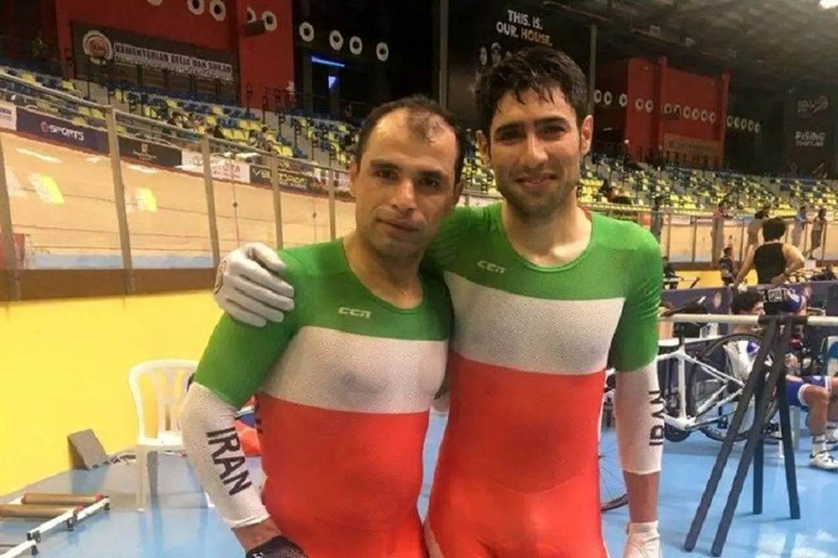 مدال نقره ایران در مدیسون دوچرخه‌سواری قهرمانی آسیا