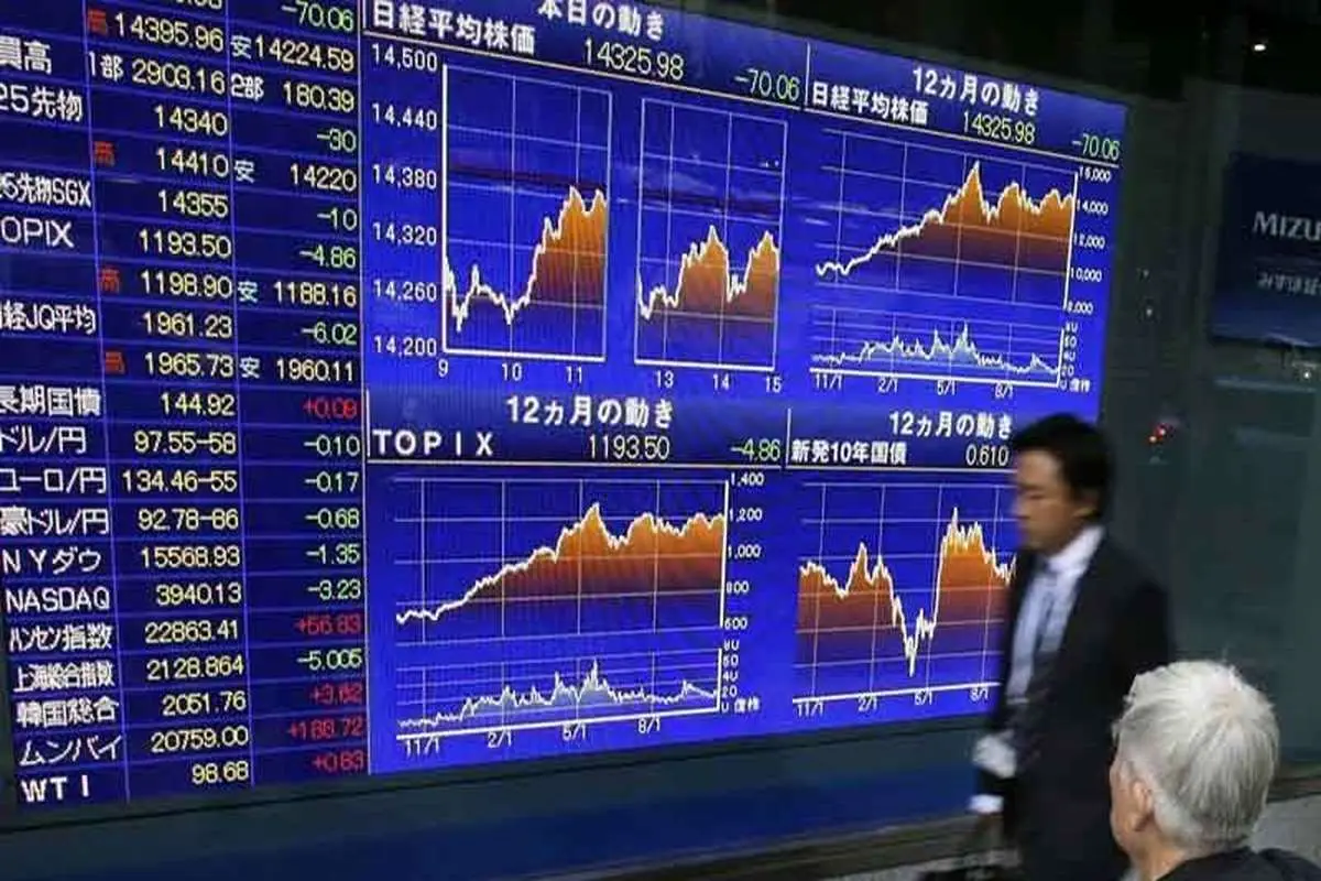 ادامه ریزش در بازارهای سهام آسیایی