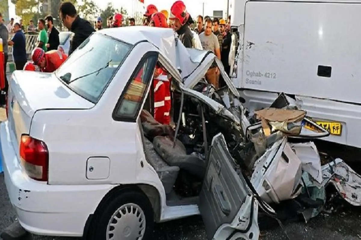 در هر ساعت ۲،۵ نفر ایرانی بر اثر تصادف جان خود را از دست می‌دهد
