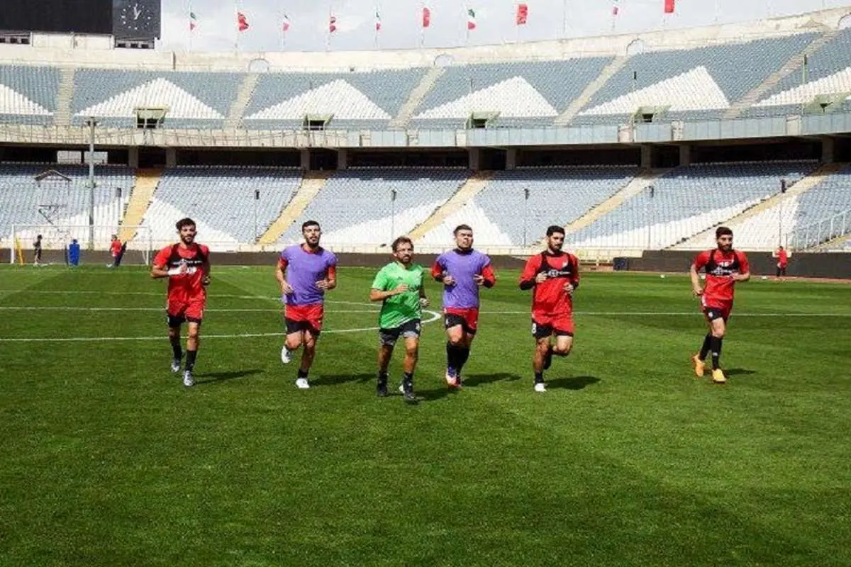 تیم ملی فوتبال امروز در ورزشگاه آزادی تمرین کرد