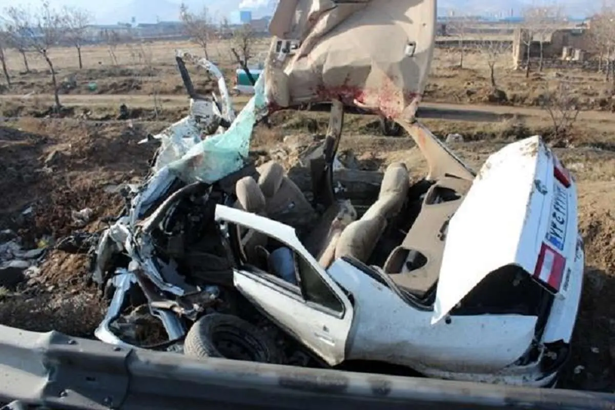 واژگونی خودرو سمند در جاده «خاوران»