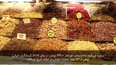 گردشگران ایرانی چقدر دلار به ترکیه می‌برند؟