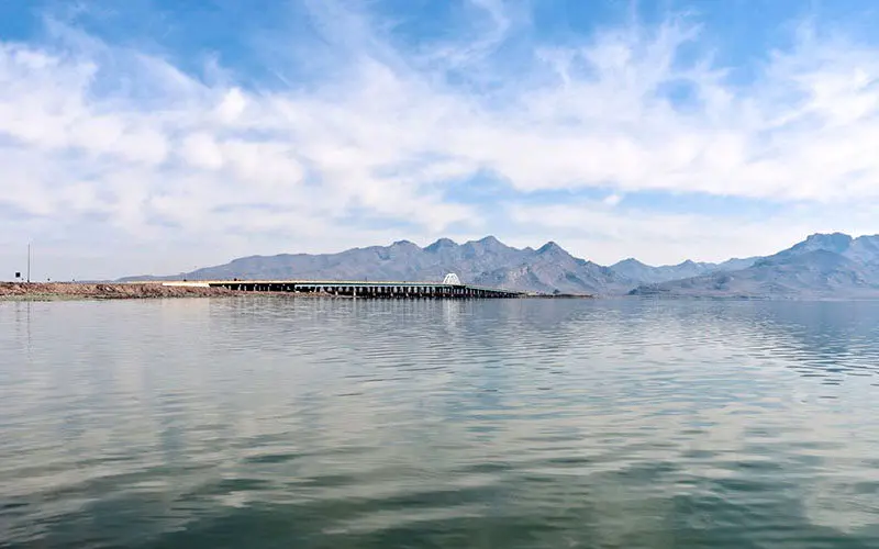 حجم آب دریاچه ارومیه ۲۱۰ میلیون متر مکعب کاهش یافت