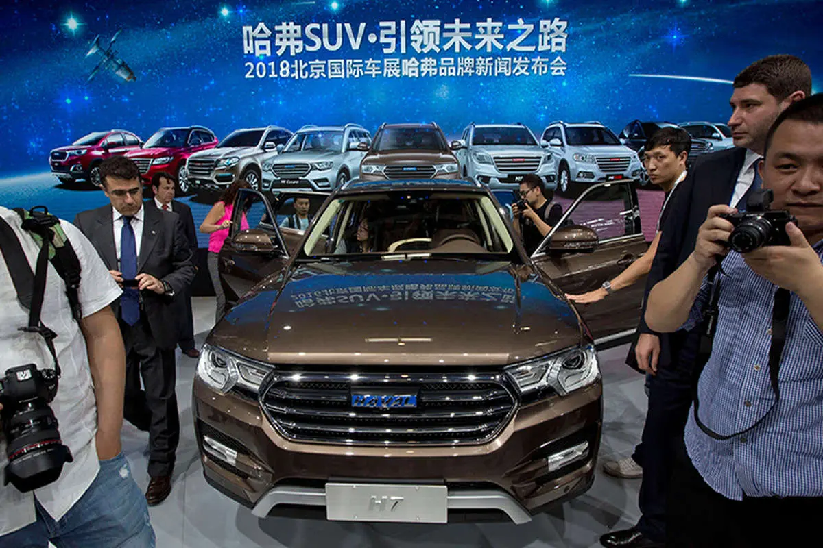 نمایش جدیدترین خودروها در پکن