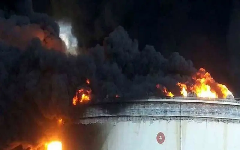 آتش‌سوزی، ذخیره نفت لیبی را کاهش داد