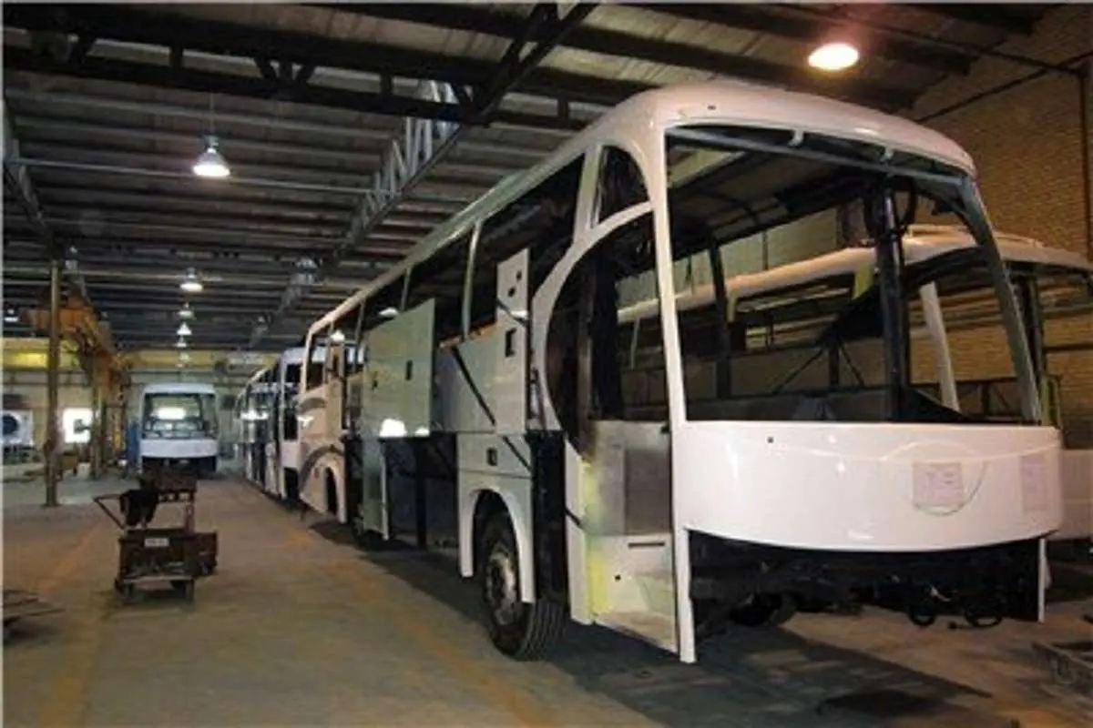تولید اتوبوس در ۲ شرکت متوقف شد