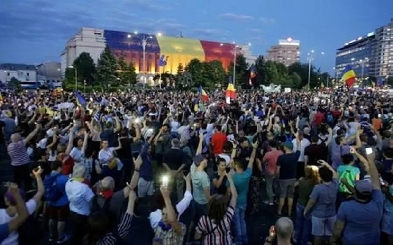 تظاهرات مجدد در رومانی در اعتراض به فساد دولتی