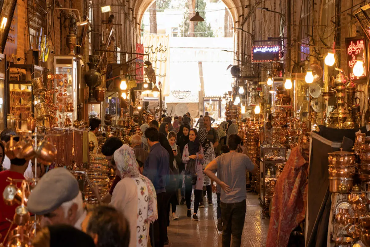 بازار مسگرهای اصفهان/بالاخره یک بازار پر رونق پیدا شد(گزارش تصویری)