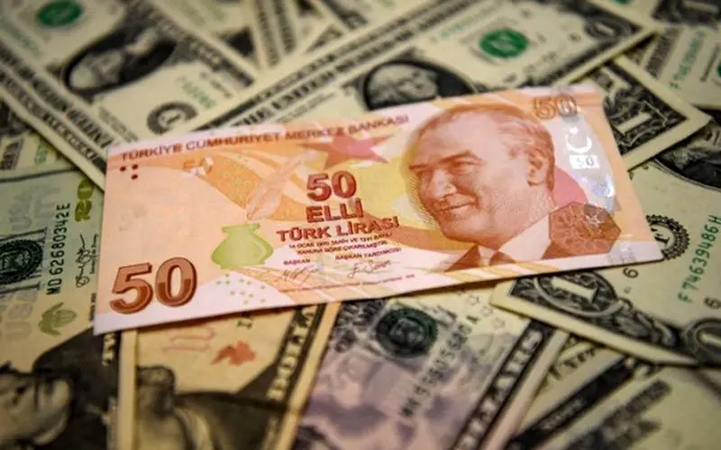 لیر ترکیه در مقابل دلار ۵ درصد افزایش یافت